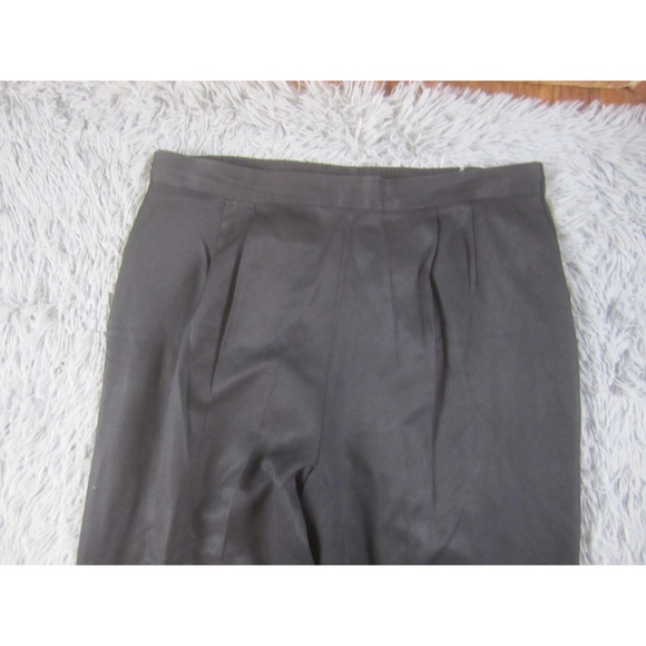 Monika Huff Pants Womens 16‎ Black Pleated Elastic Waist Tapered Dress Pull On - Picture 2 of 9